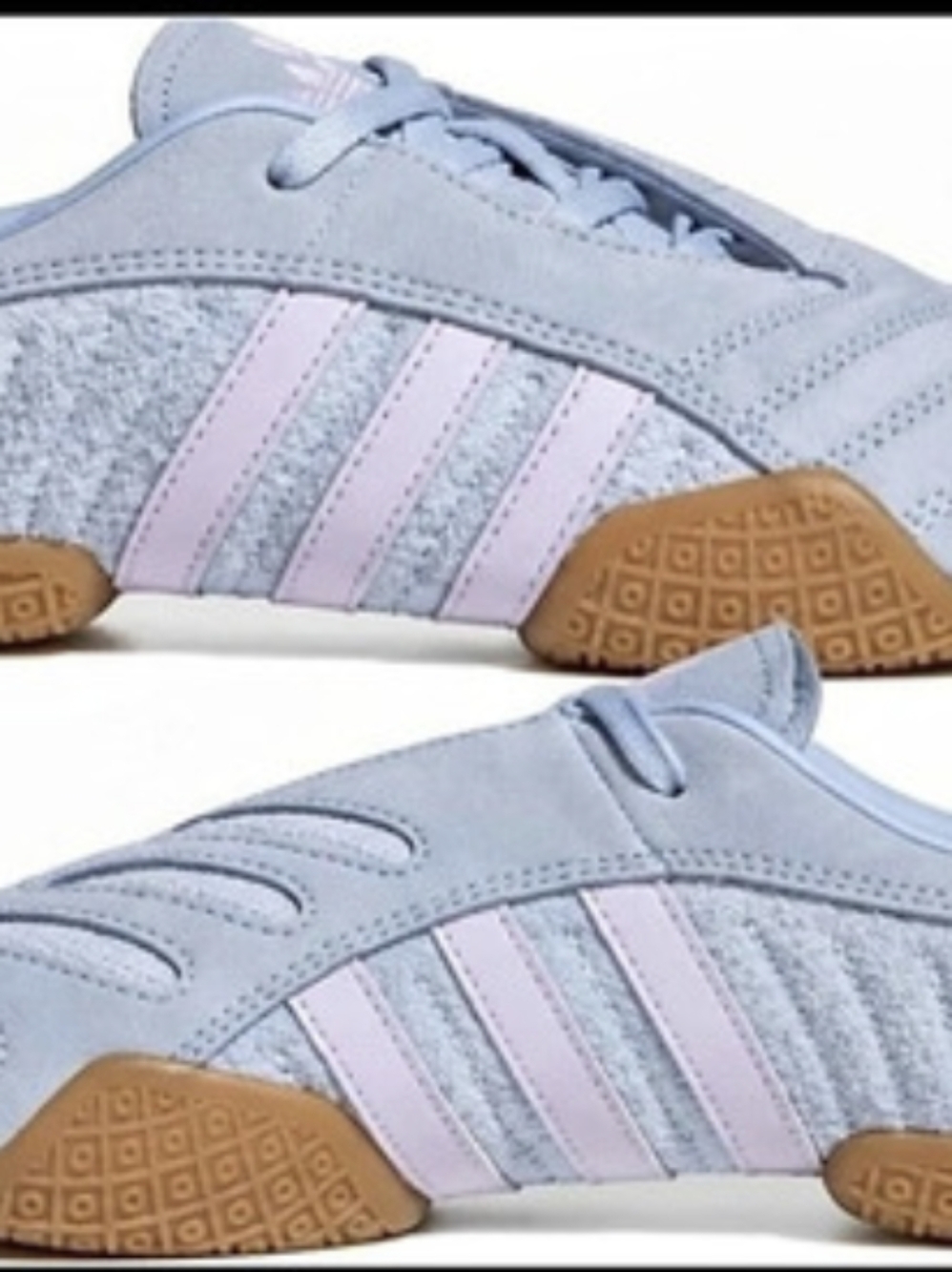 adidas Taekwondo Mei Crystal Sky/ Frozen Purple/ Gum Sneakers Size 5W